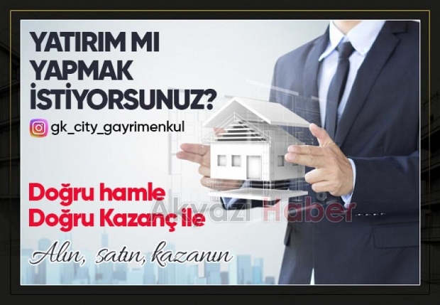 Akyazı'da Yatırımın Adresi: GK City Müteahhitlik & Gayrimenkul Danışmanlığı