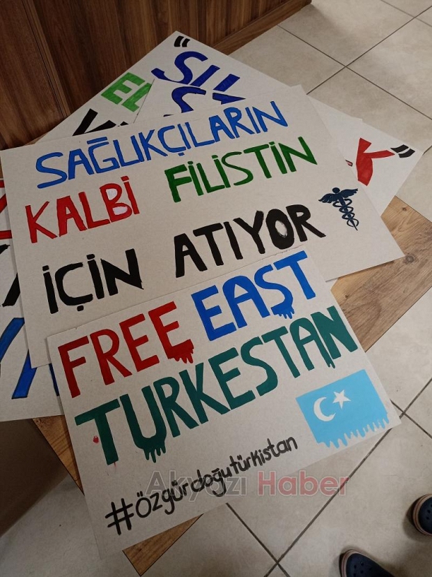 Akyazıda Filistinden Doğu Türkistan'a İnsanlık İçin Ayaktayız eylemi bugün başlıyor