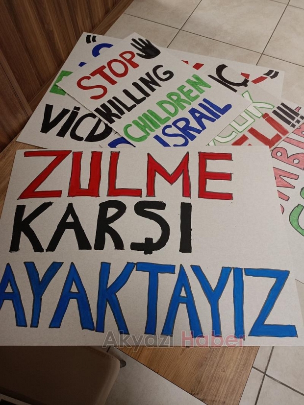 Akyazıda Filistinden Doğu Türkistan'a İnsanlık İçin Ayaktayız eylemi bugün başlıyor
