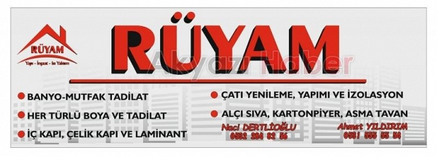 Kalite ve Güvenin Adı: Rüyam Yapı İnşaat!