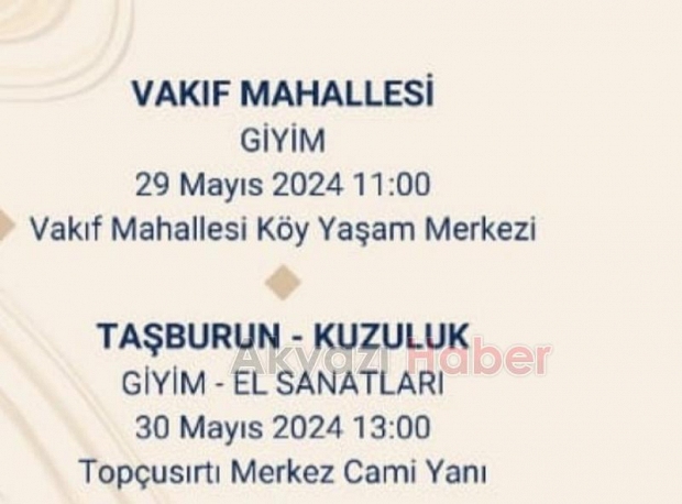 Akyazı'da Hayat Boyu Öğrenme Haftası etkinlikleri düzenlenecek