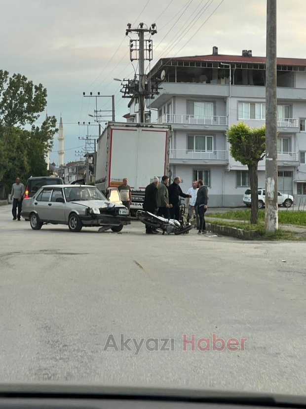Yuvalak Caddesi'nde motosiklet kazası 1 yaralı