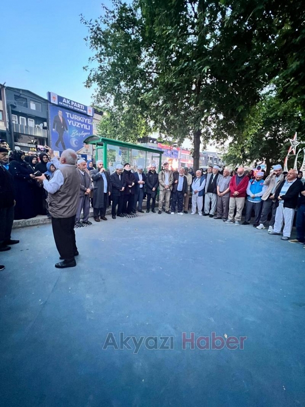 Akyazıda hacı adayları dualarla uğurlandı