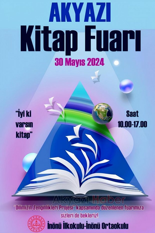 Akyazı'da bir ilk, Kitap Fuarı Düzenleniyor!