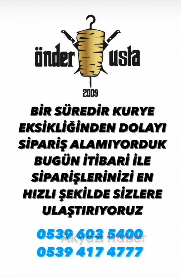 Önder Usta: Siparişiniz Alındı, Lezzet Yolda! 