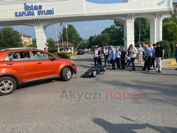 Kaplıca Evleri Caddesi üzerinde kaza