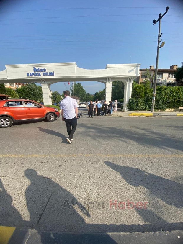 Kaplıca Evleri Caddesi üzerinde kaza