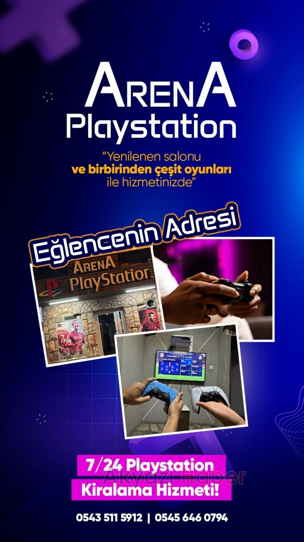Arena Playstation Yenilenen Yüzüyle hizmetinizde!