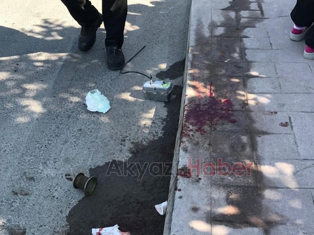 Ada Caddesi'nde motosiklet kazası 1 yaralı 