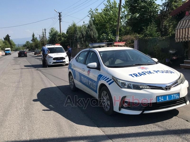 Ada Caddesi'nde motosiklet kazası 1 yaralı 