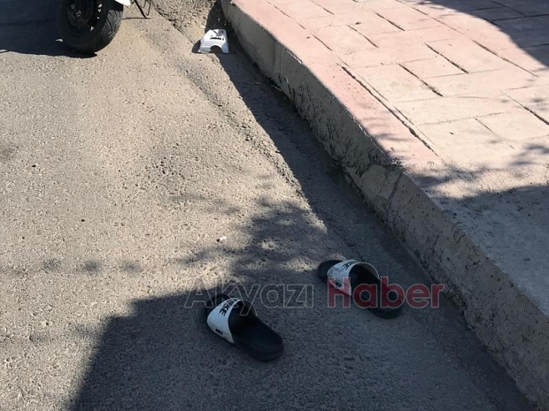 Ada Caddesi'nde motosiklet kazası 1 yaralı 