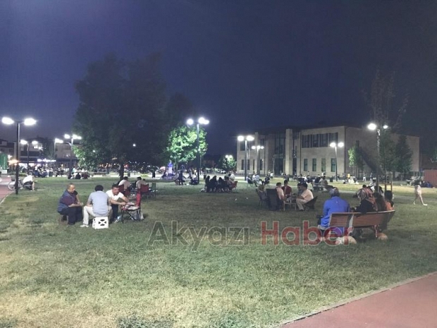 Akyazı Kültür Park'ta vatandaş tuvalet olmamasından şikayetçi