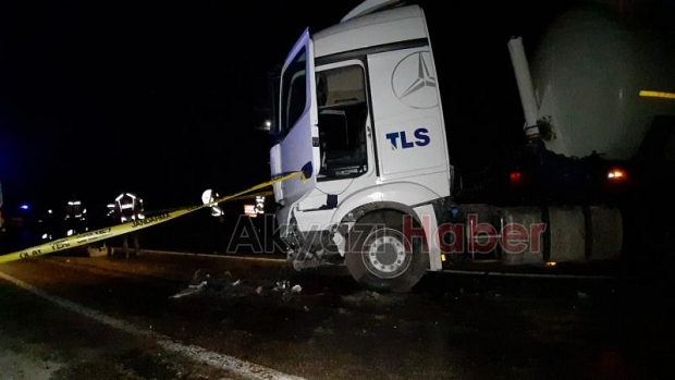Mudurnu Akyazı yolunda kaza 1 ölü