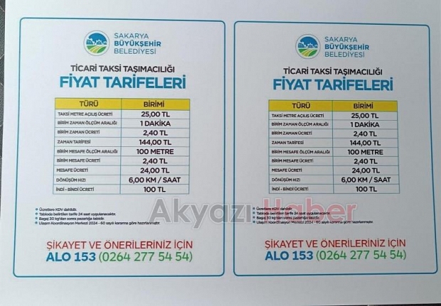 Sakarya'da toplu ulaşım zammı yürürlüğe girdi