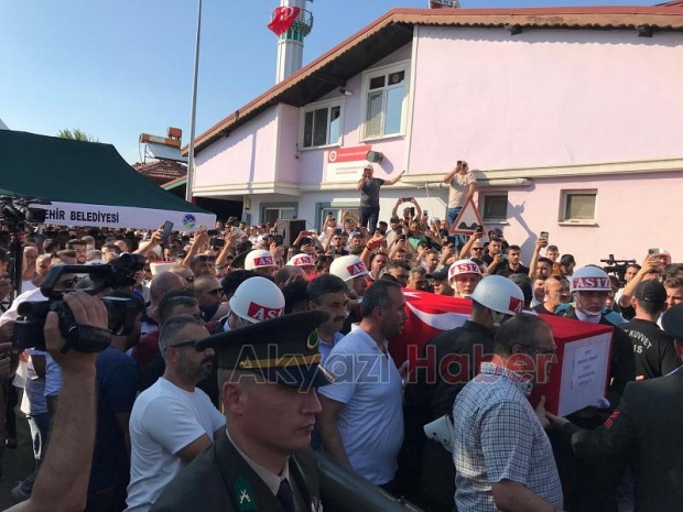 Şehit astsubay Bahadır Rıdvan Talay'a hüzünlü veda