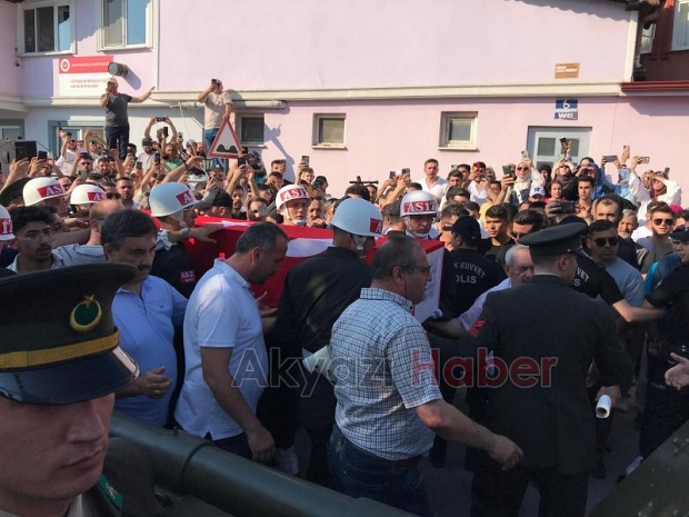 Şehit astsubay Bahadır Rıdvan Talay'a hüzünlü veda