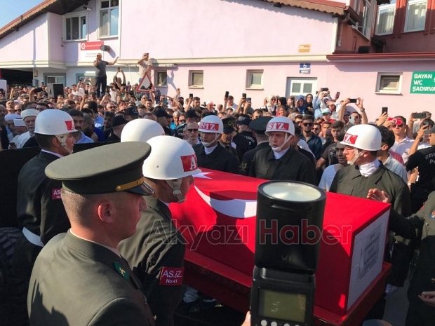 Şehit astsubay Bahadır Rıdvan Talay'a hüzünlü veda