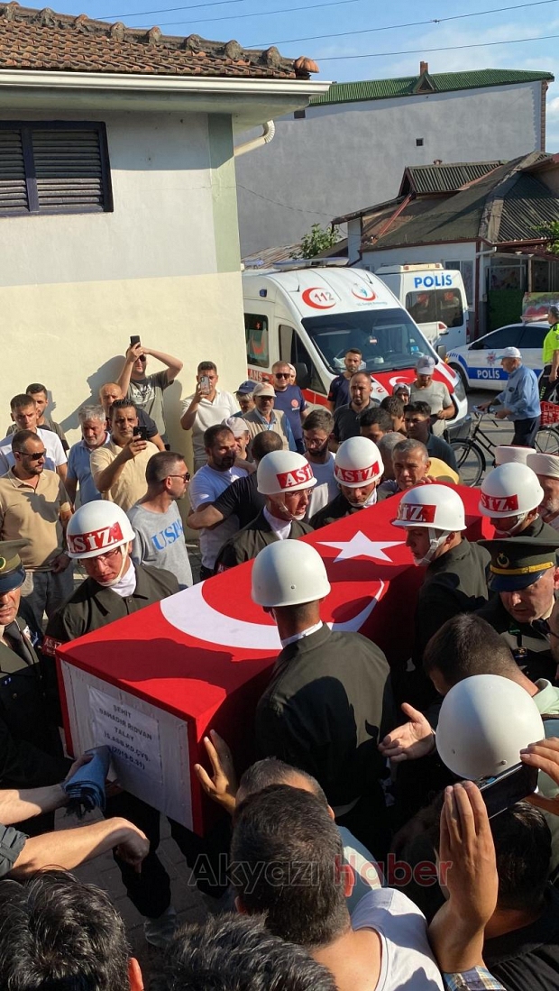 Şehit astsubay Bahadır Rıdvan Talay'a hüzünlü veda
