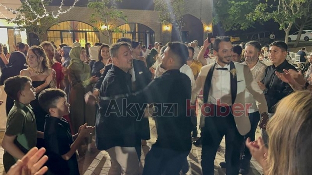 Akyazı'da görevli polis memurunun mutlu günü