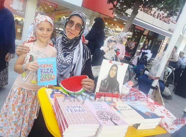 Gazze nöbetine çocuklardan destek
