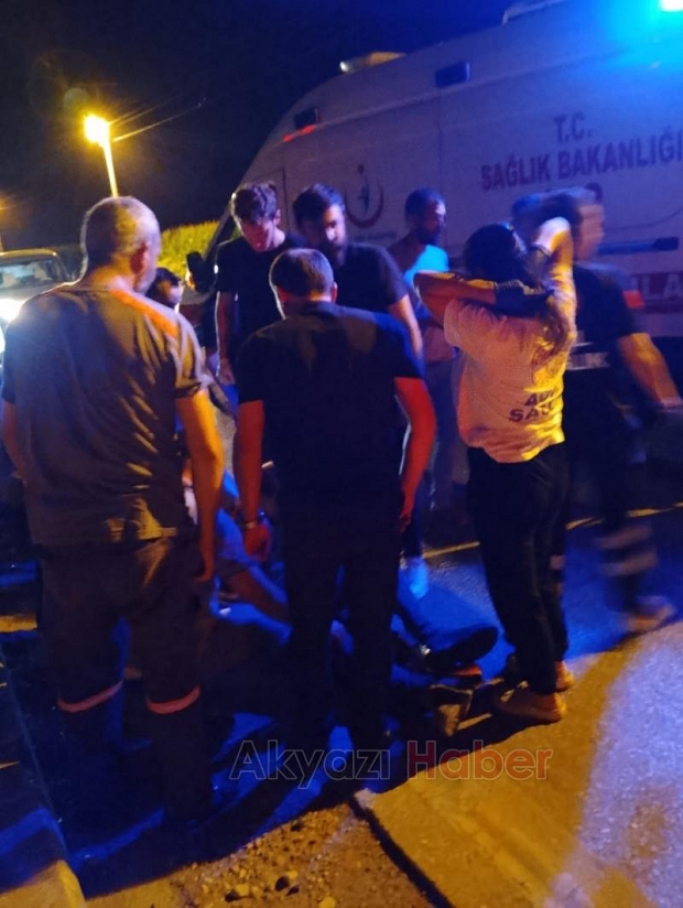 Kazaya karıştı kaçtı