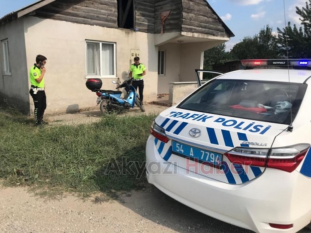 Motosiklet kazası 1 yaralı