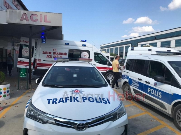 Motosiklet kazası 1 yaralı