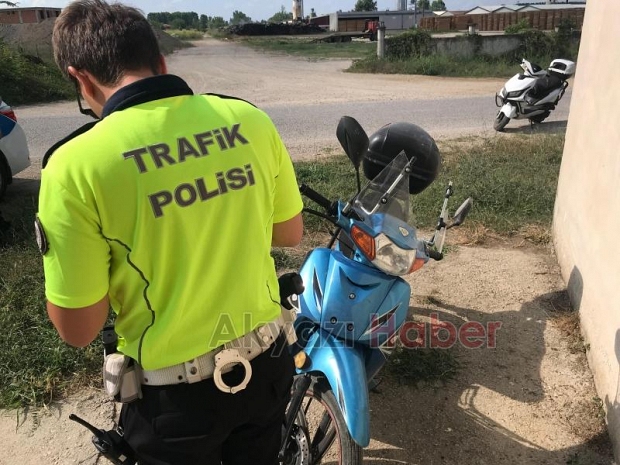 Motosiklet kazası 1 yaralı