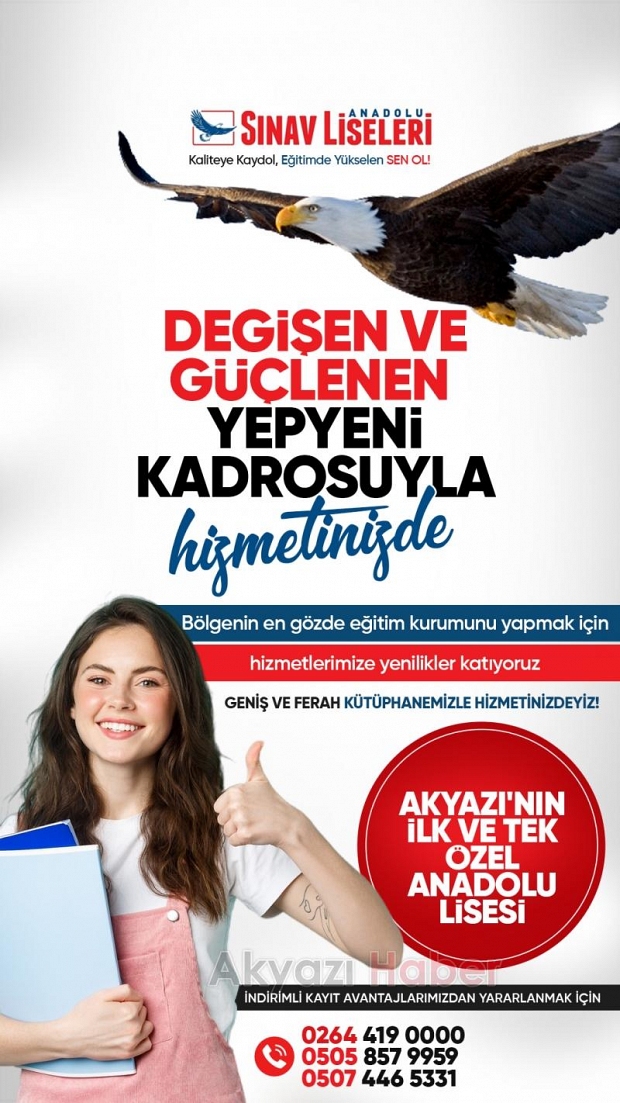 Özel Anadolu Sınav Lisesi ile Kaliteye Kaydol, Eğitimde Yükselen Sen Ol!