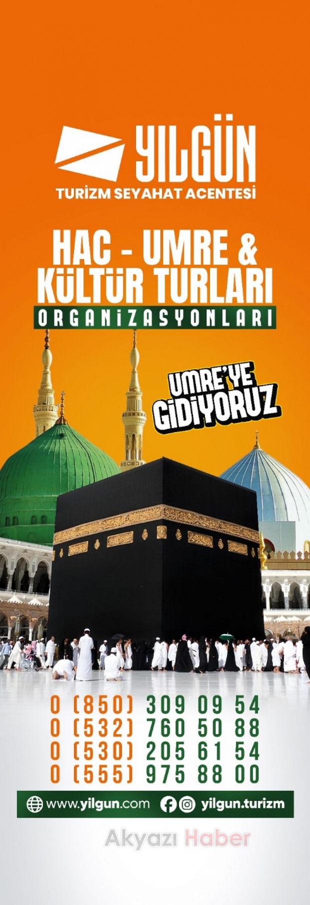 Yılgün Turizm Seyahat Acentesi  Manevi Yolculukta Yanınızdayız