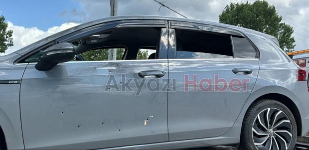 Ahmet Soğuk'un otomobili kurşun yağmuruna tutulmuş