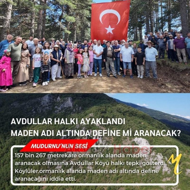 Maden aramasına karşı çıkan köylülerden tepki