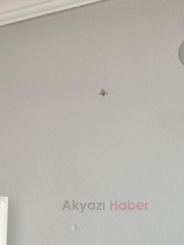 Maganda kurşunu eve isabet etti