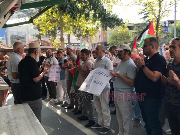 Heniyye suikastı Akyazı'da protesto edildi