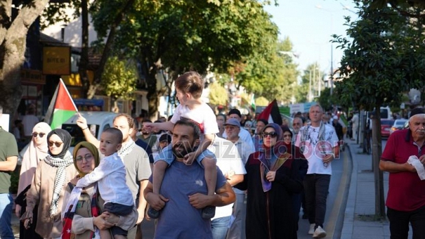 Gazze ve İsmail Haniye için yürüdüler