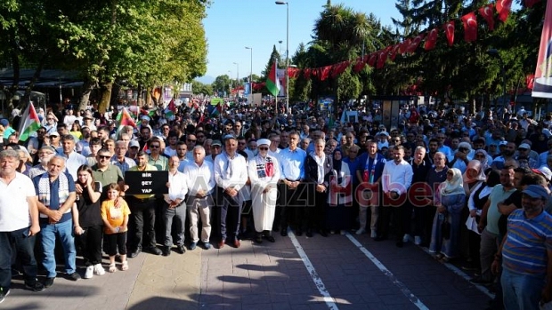 Gazze ve İsmail Haniye için yürüdüler