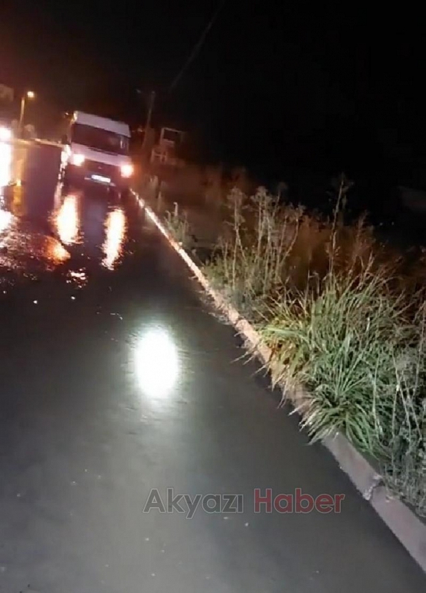 Kuzuluk'ta isale hattı patladı