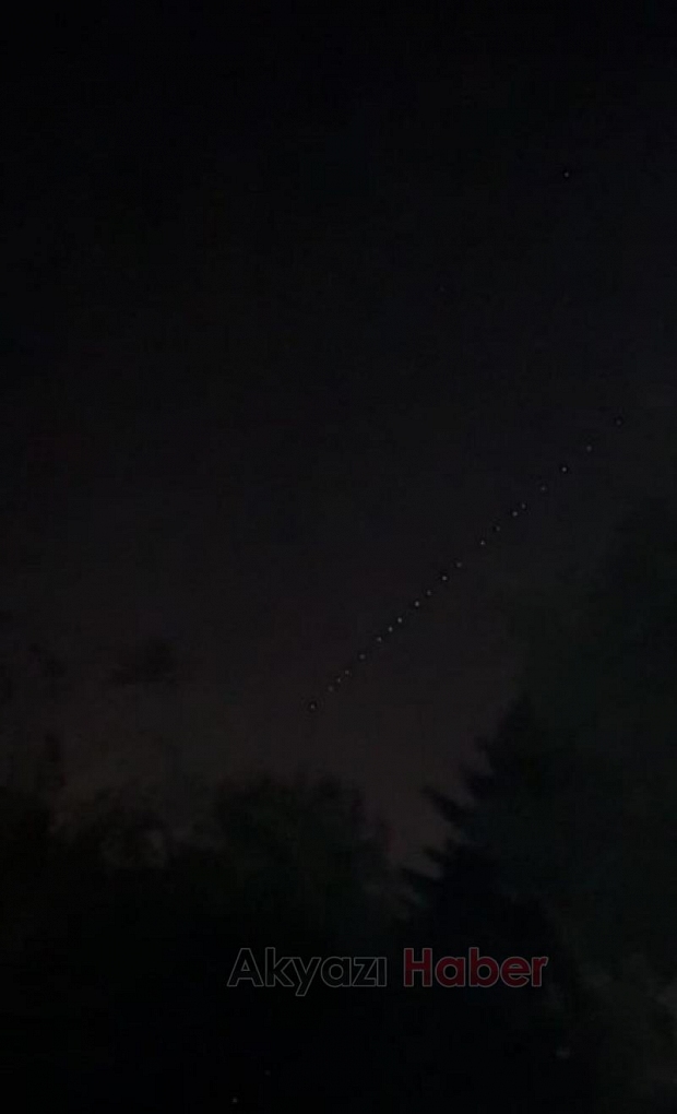 Elon Musk ın Starlink uyduları Akyazı da görüldü