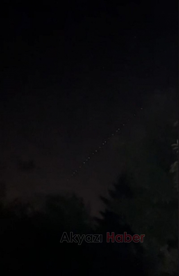 Elon Musk ın Starlink uyduları Akyazı da görüldü