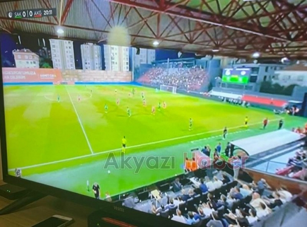 Sakaryaspor maçında canlı yayın skandalı