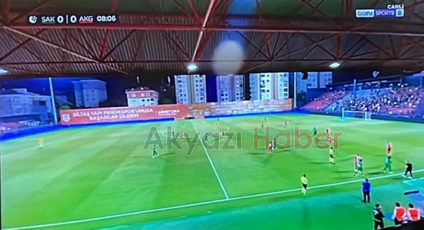 Sakaryaspor maçını yayıncı kuruluş cep telefonuyla yayınladı