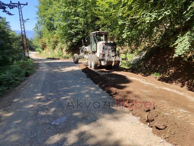 Keremali Yayla yolunda çalışma
