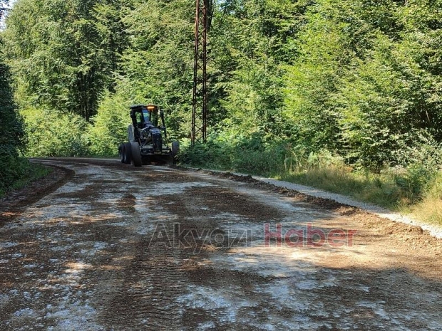 Keremali Yayla yolunda çalışma