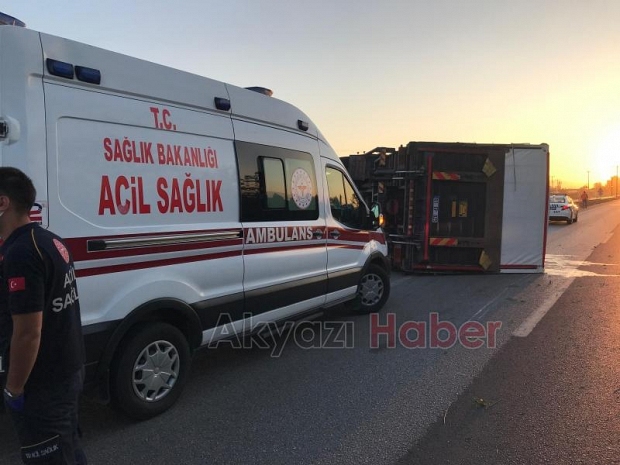 D-100'de feci kaza: 2 yaralı