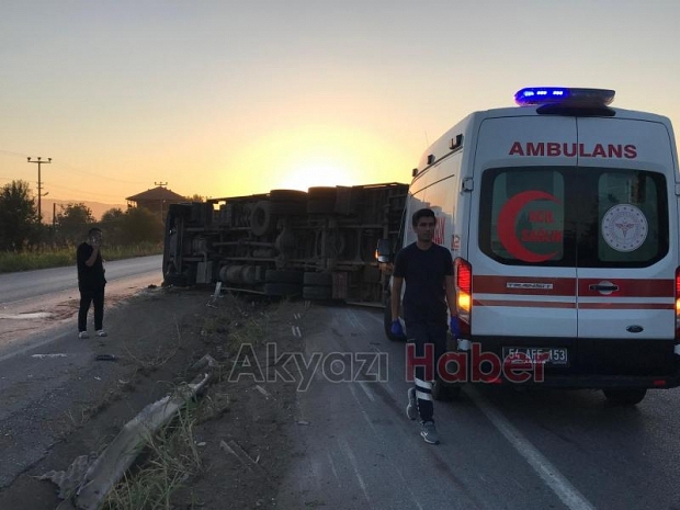 D-100'de feci kaza: 2 yaralı