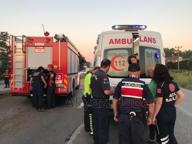 D-100'de feci kaza: 2 yaralı
