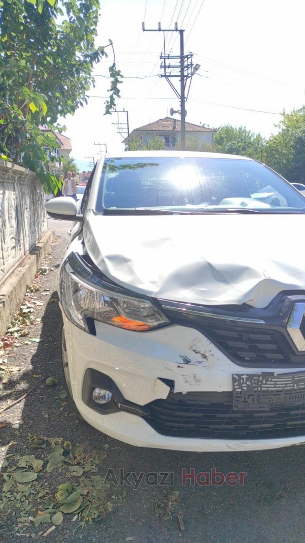 Akyazı'da kaza 2 yaralı