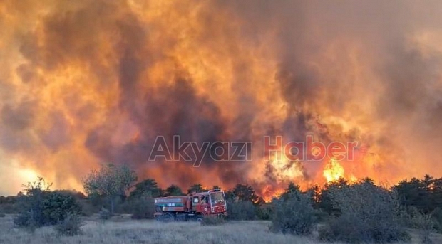 Orman yangını büyüdü, 2 köy boşaltıldı