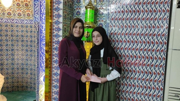 Yunus Emre Camii Kur'an Kursunda öğrenciler ödüllendirildi
