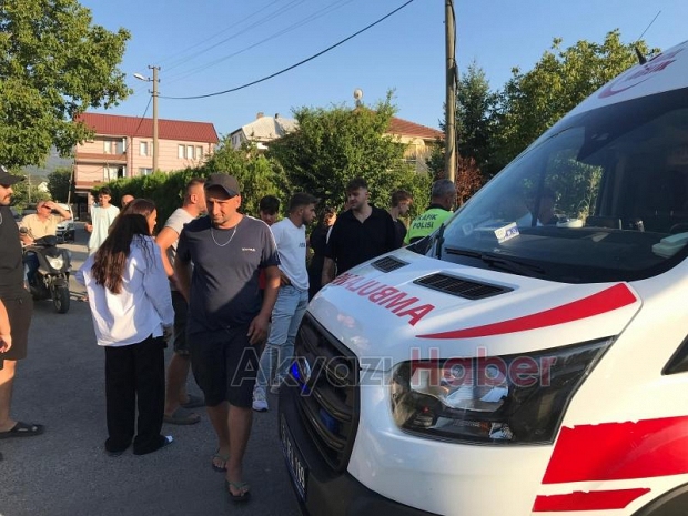 Cip ile çarpışan motosikletli yaralandı